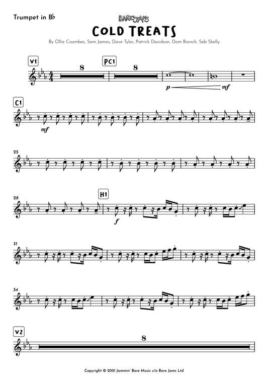 Cold Treats Trumpet Sheet Music