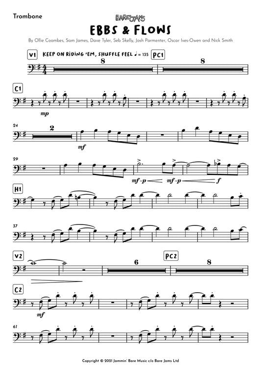 Ebbs & Flows Trombone Sheet Music