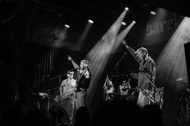 Photos of Bare Jams performing live. Bare Jams live show. Bare Jams gig.