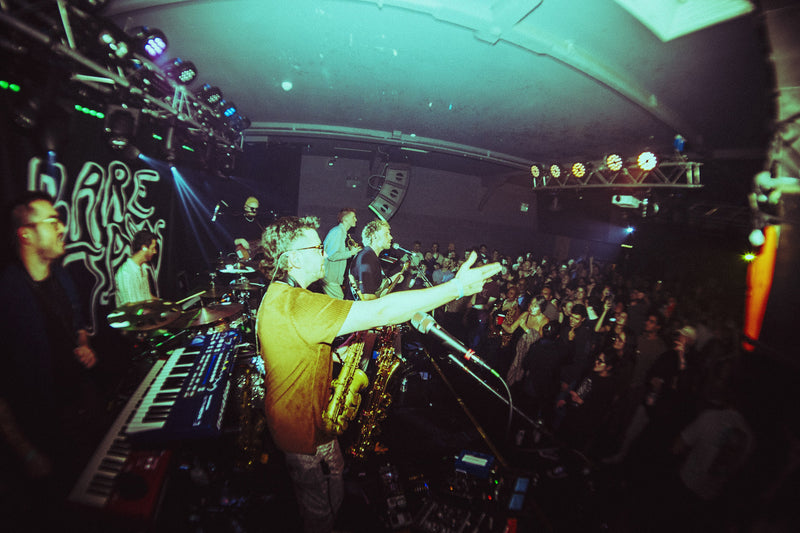 Photos of Bare Jams performing live. Bare Jams live show. Bare Jams gig.